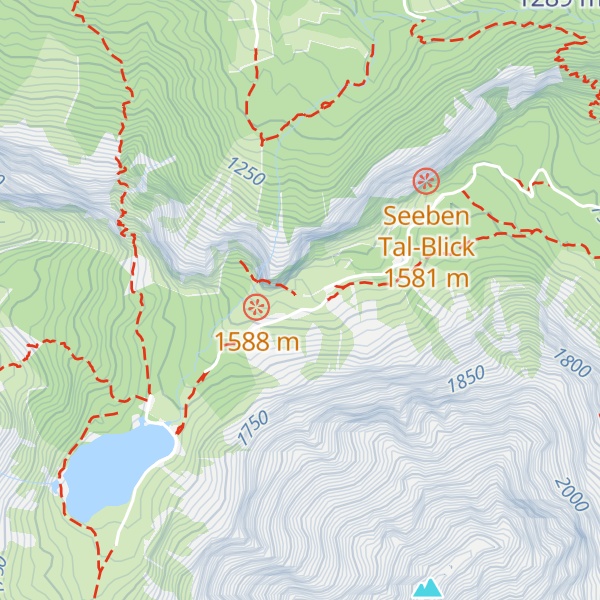 Map of Seeben Alm