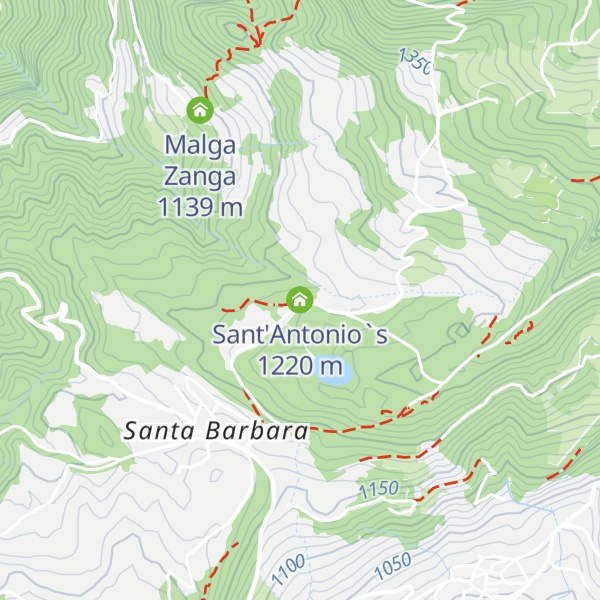 Map of Sant'Antonio`s