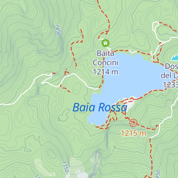 Map of Albergo Lago Rosso