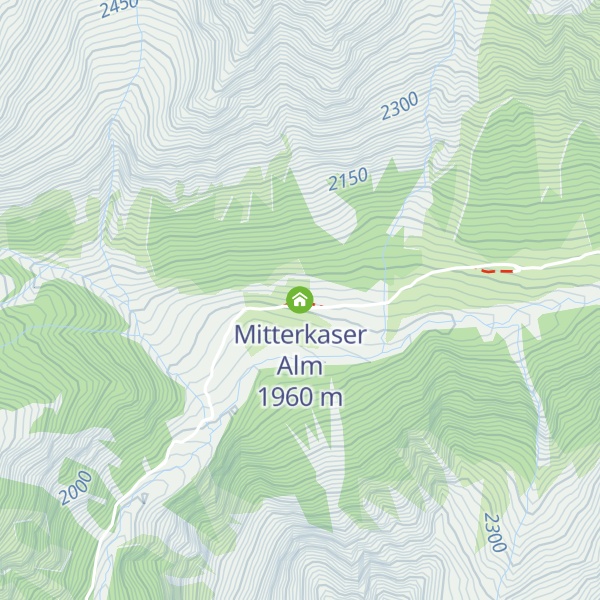 Map of Mitterkaser Alm