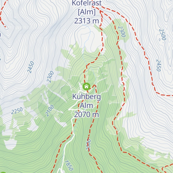 Map of Kühberg Alm