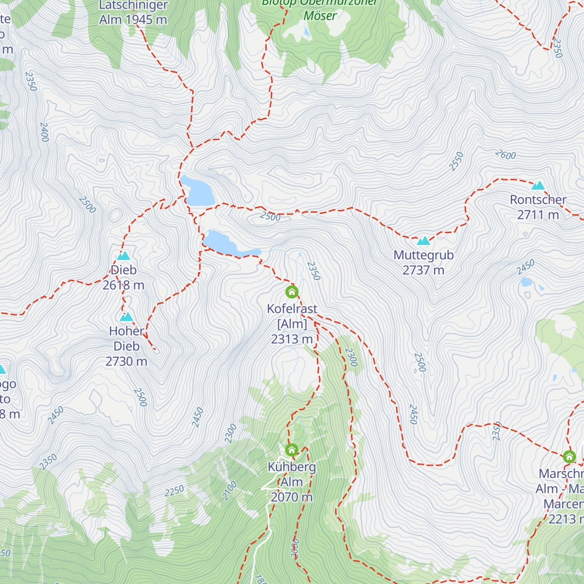 Kofelrast [Alm] map