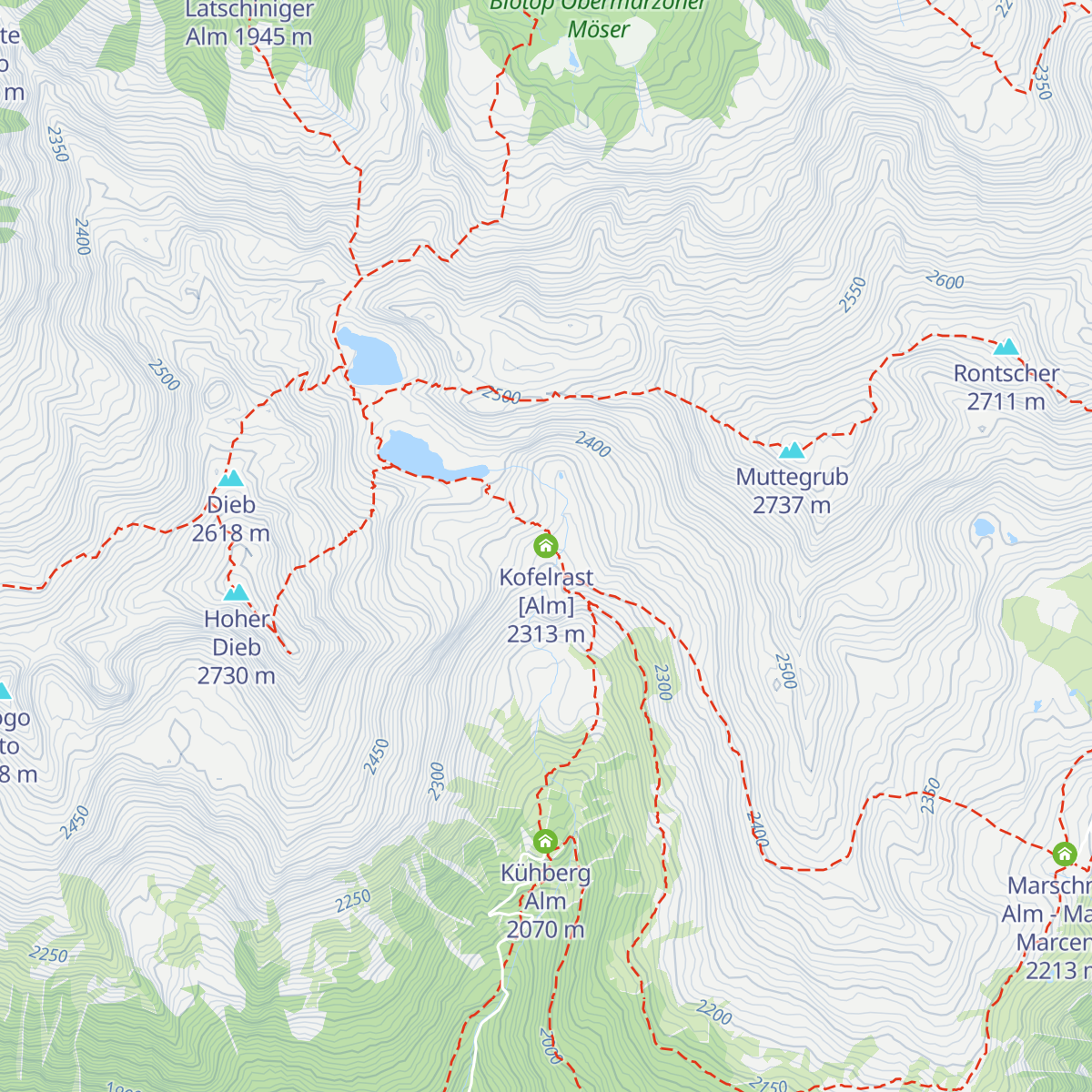 Kofelrast [Alm] map