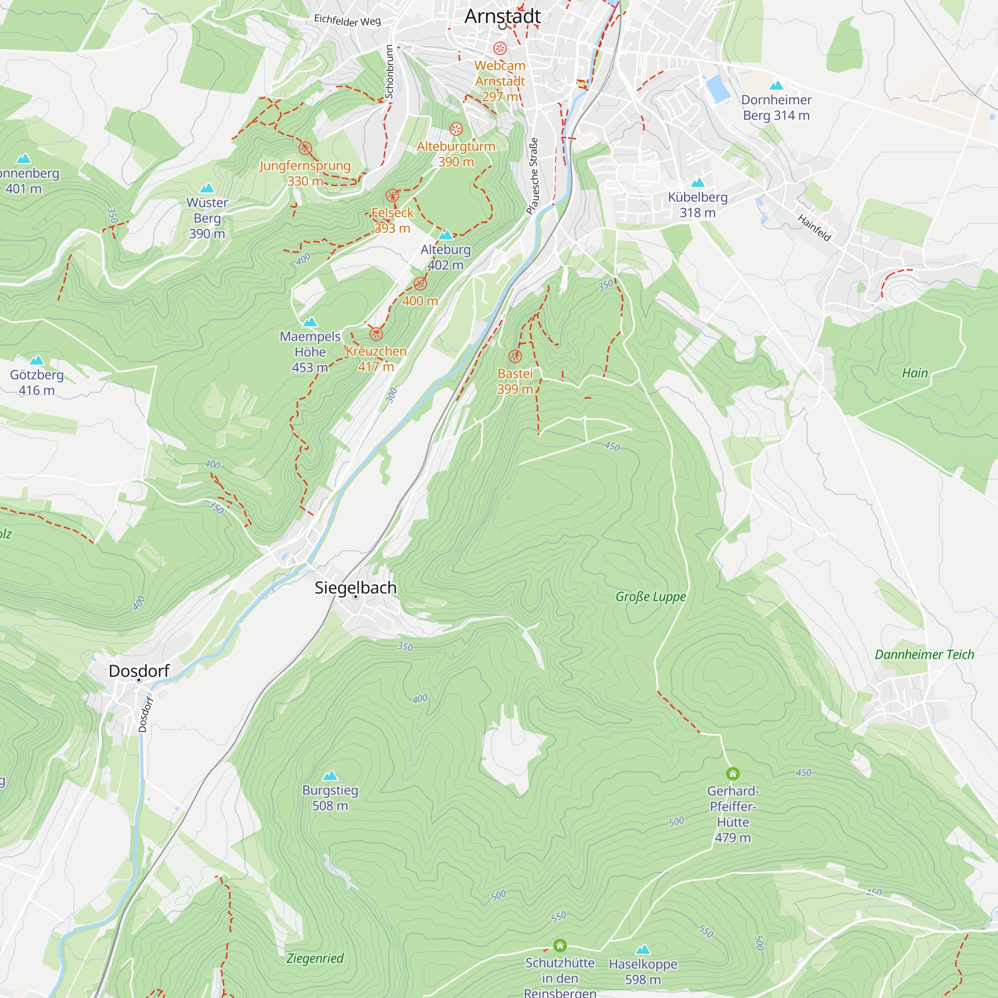Kiesewetterhütte map