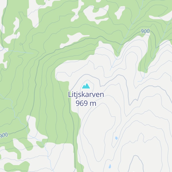 Map of Litjskarven