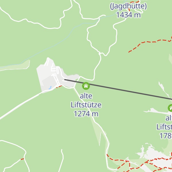 Map of alte Liftstütze