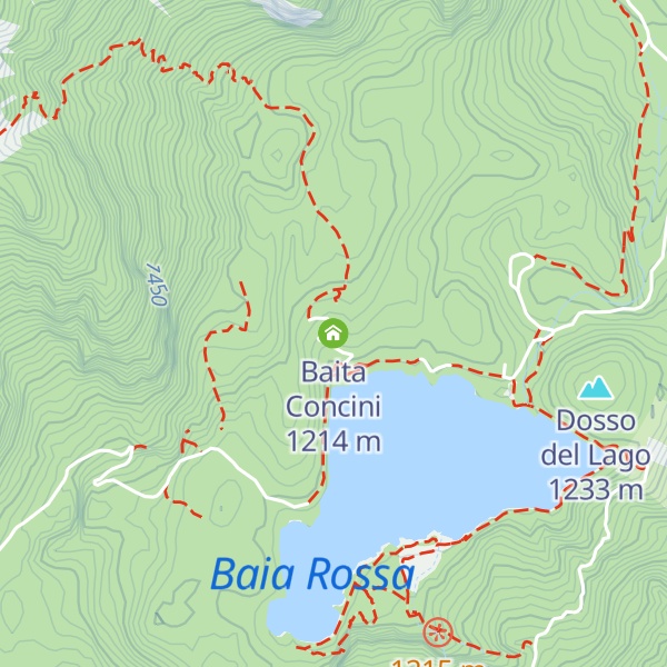 Map of Baita Concini