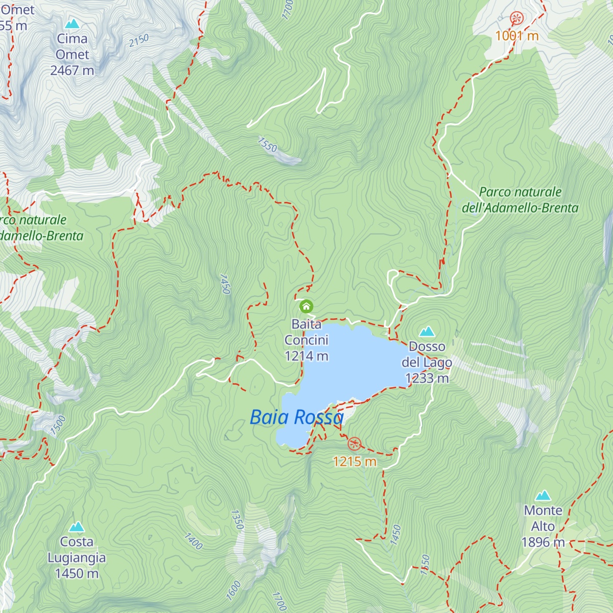 Baita Concini map