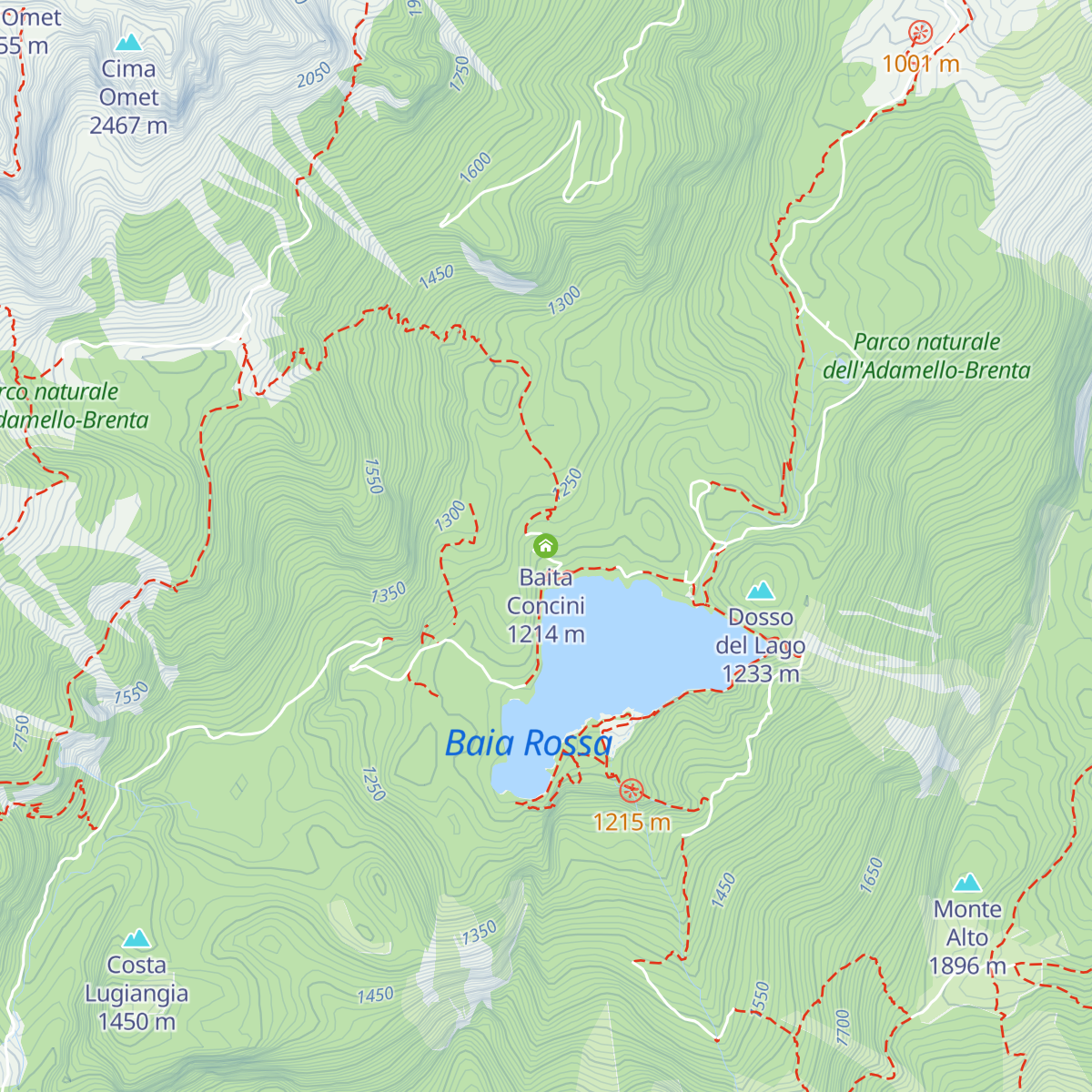 Baita Concini map
