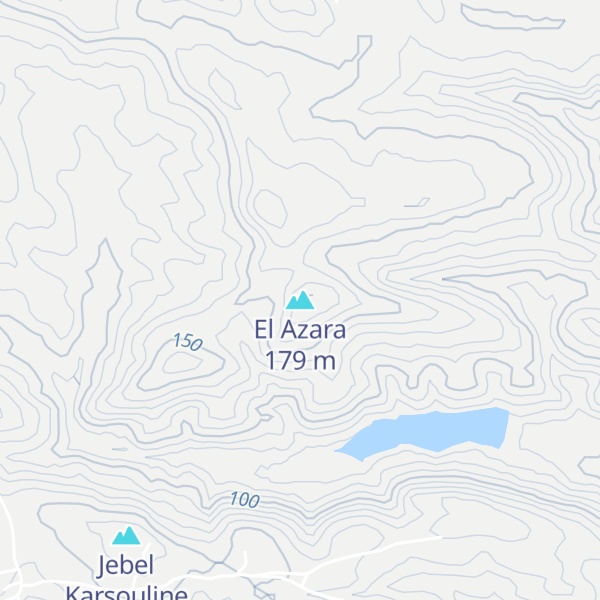 Map of El Azara