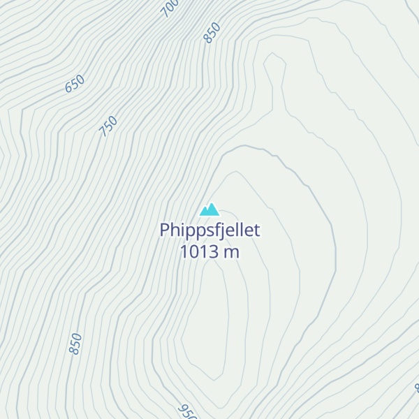 Map of Phippsfjellet
