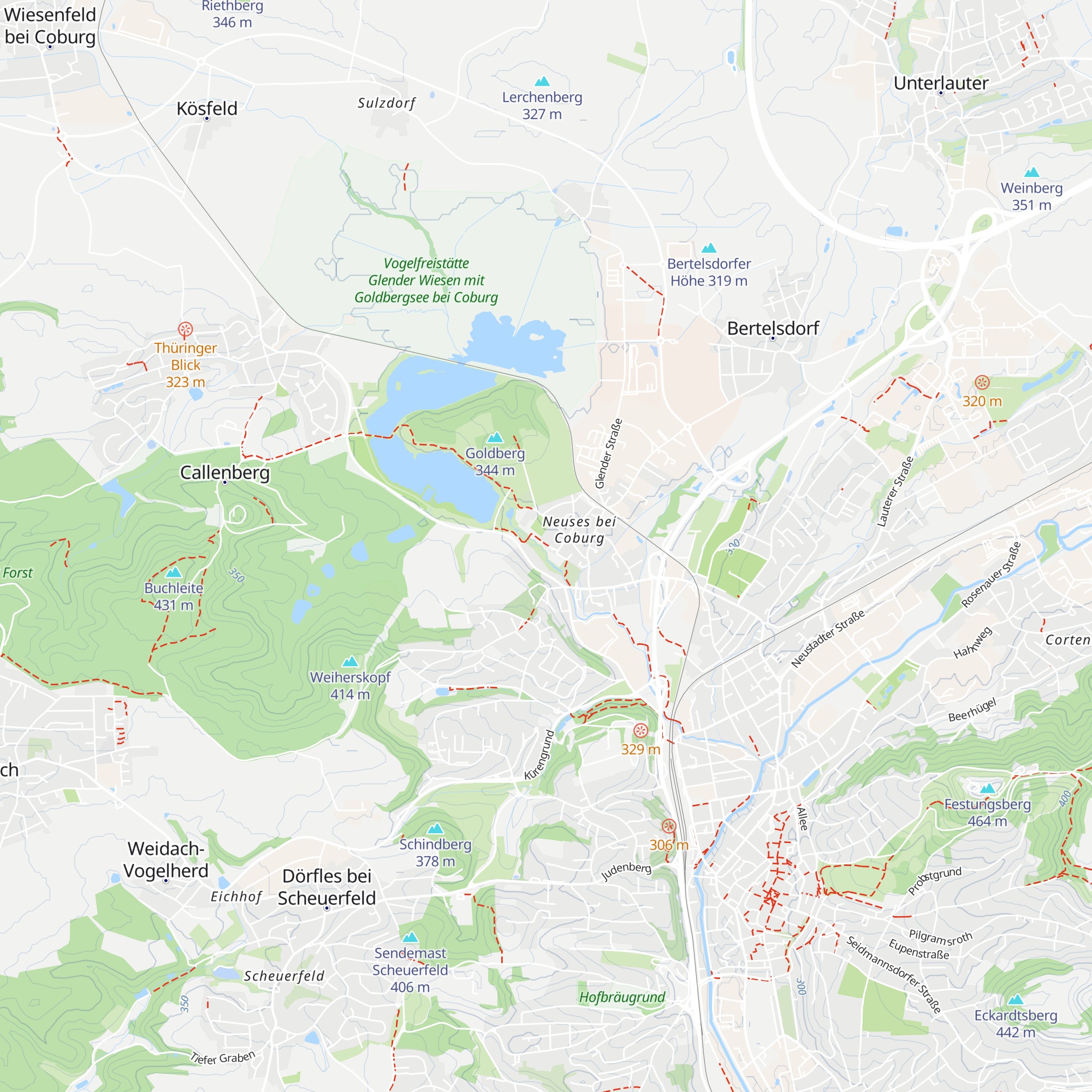 Hütte TVN map