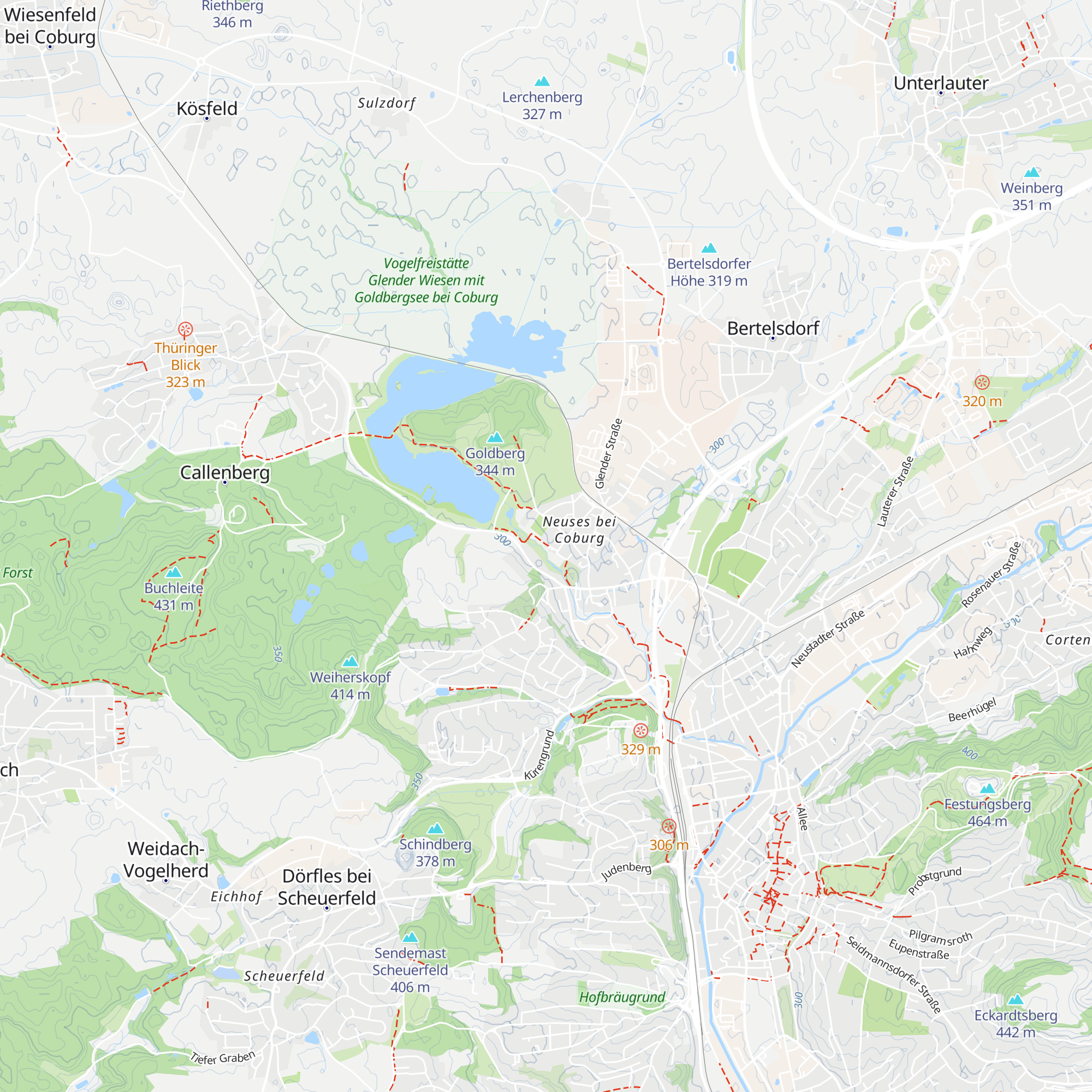 Hütte TVN map