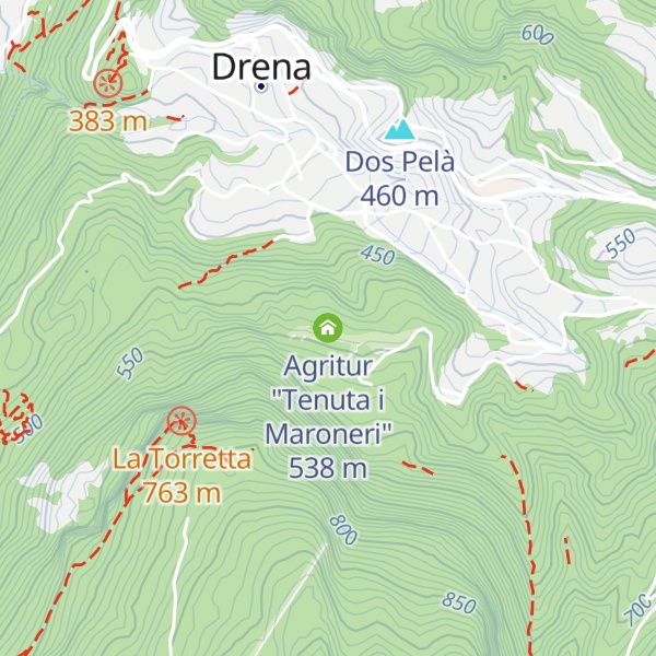 Map of Agritur "Tenuta i Maroneri"