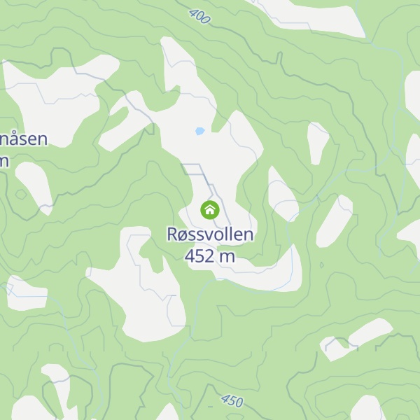 Map of Røssvollen