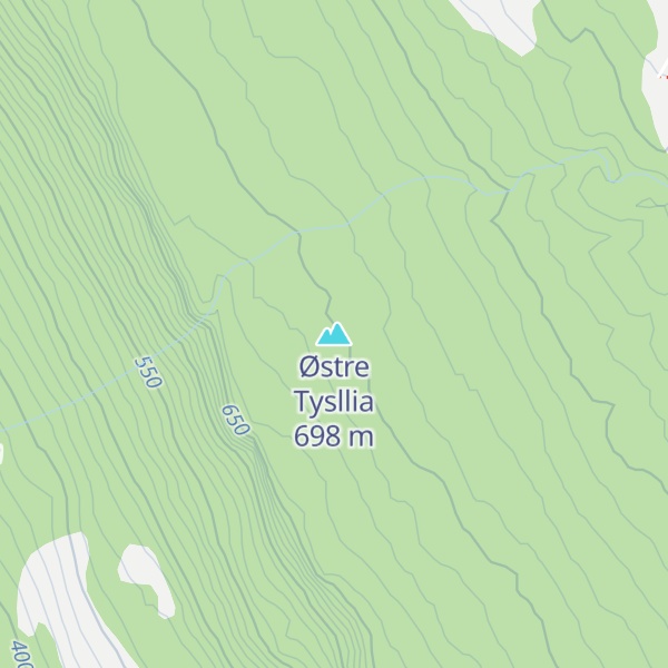 Map of Østre Tysllia