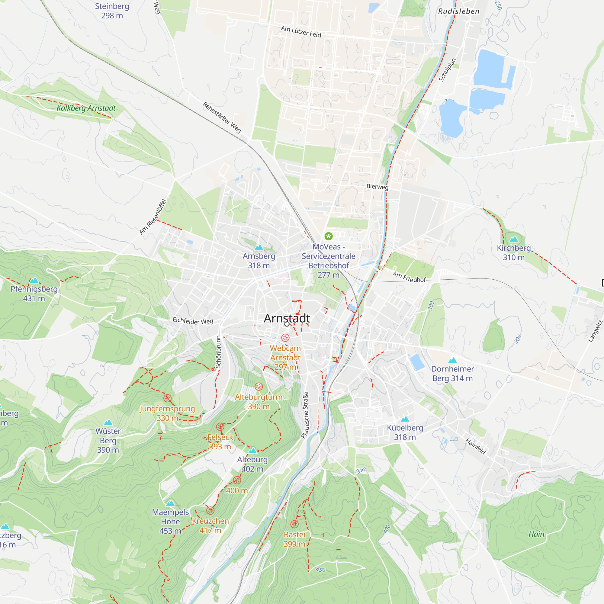 IOV Servicecenter map