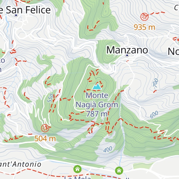 Map of Baita degli Alpini ANA di Mori