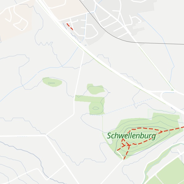 Map of Hühnerbiel