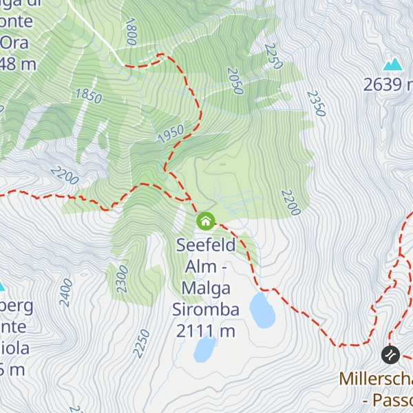 Map of Seefeld Alm