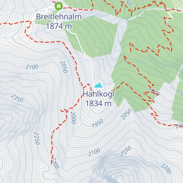 Map of Polltalalm