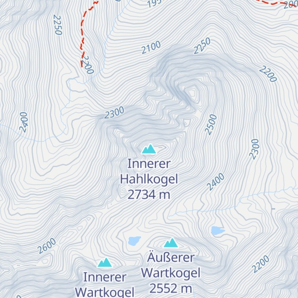 Map of Innerer Hahlkogel