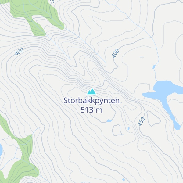 Map of Storbakkpynten