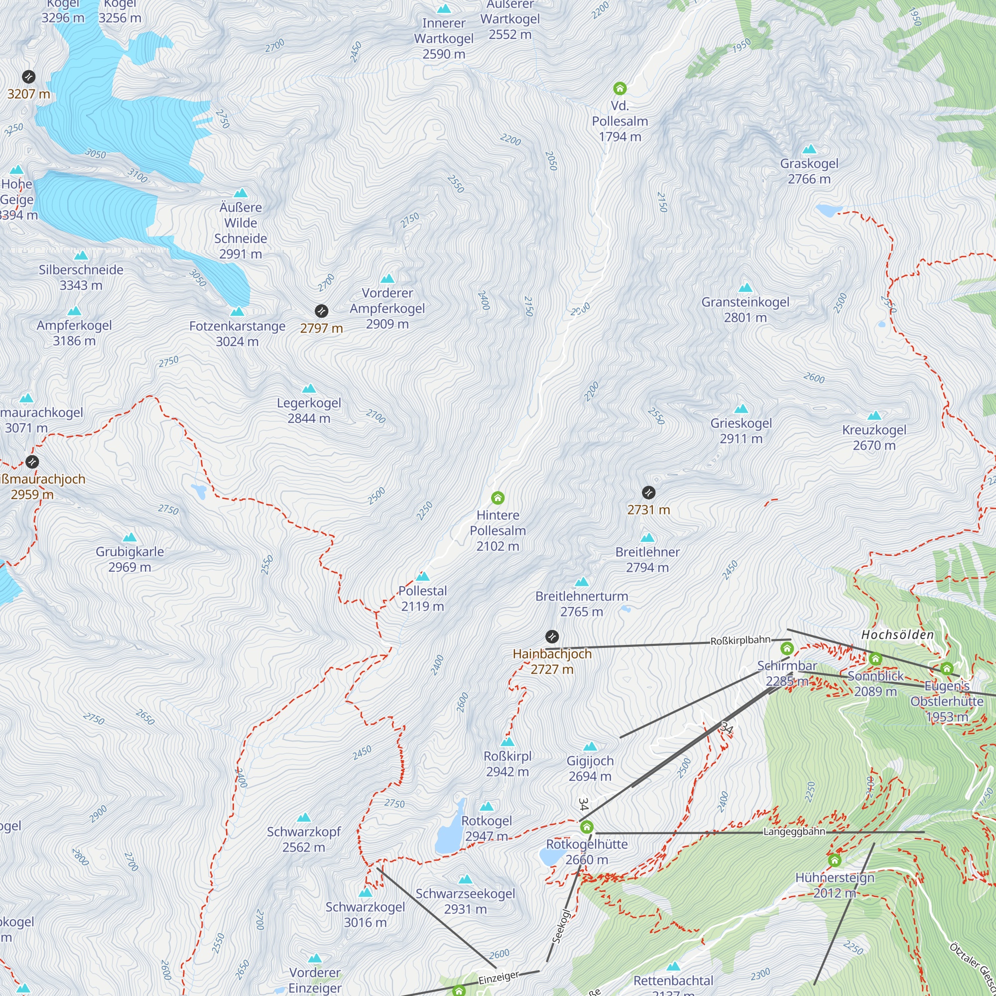 Hintere Pollesalm map