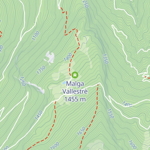 Map of Malga Vallestrè
