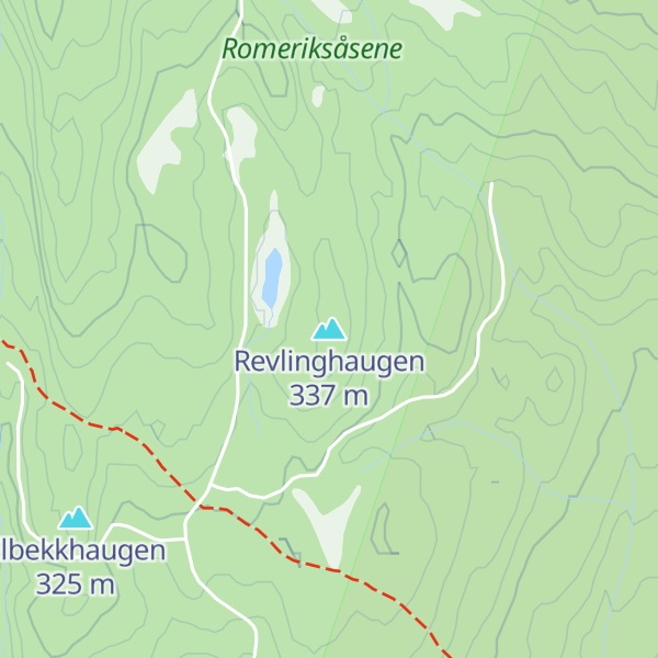 Map of Revlinghaugen