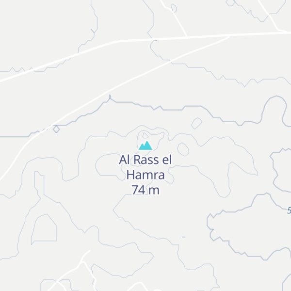 Map of Al Rass el Hamra