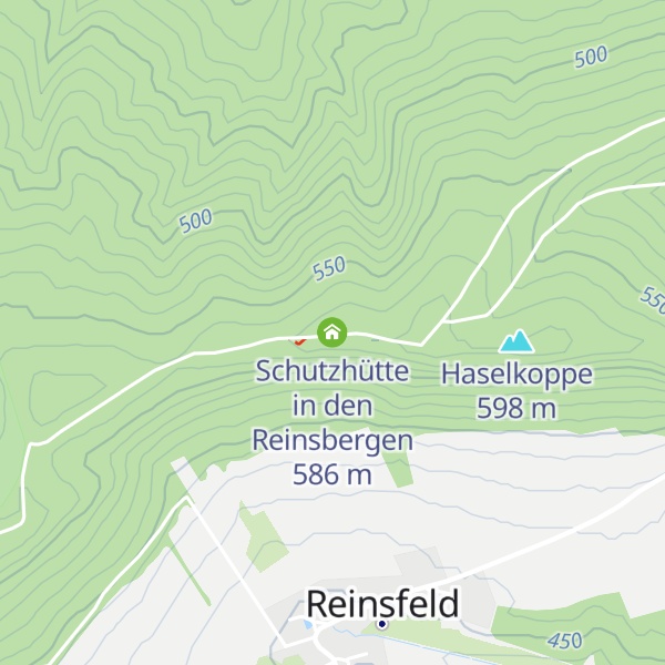 Map of Schutzhütte in den Reinsbergen