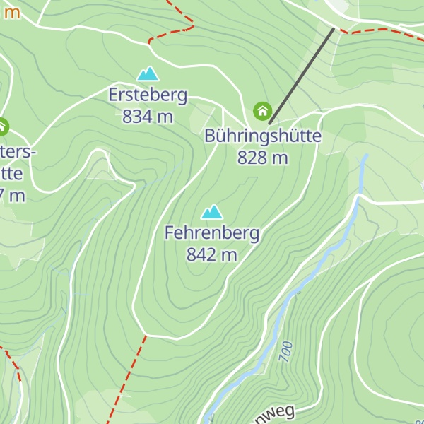 Map of Fehrenberg