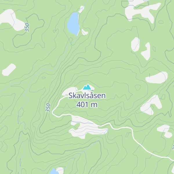 Map of Skavlsåsen