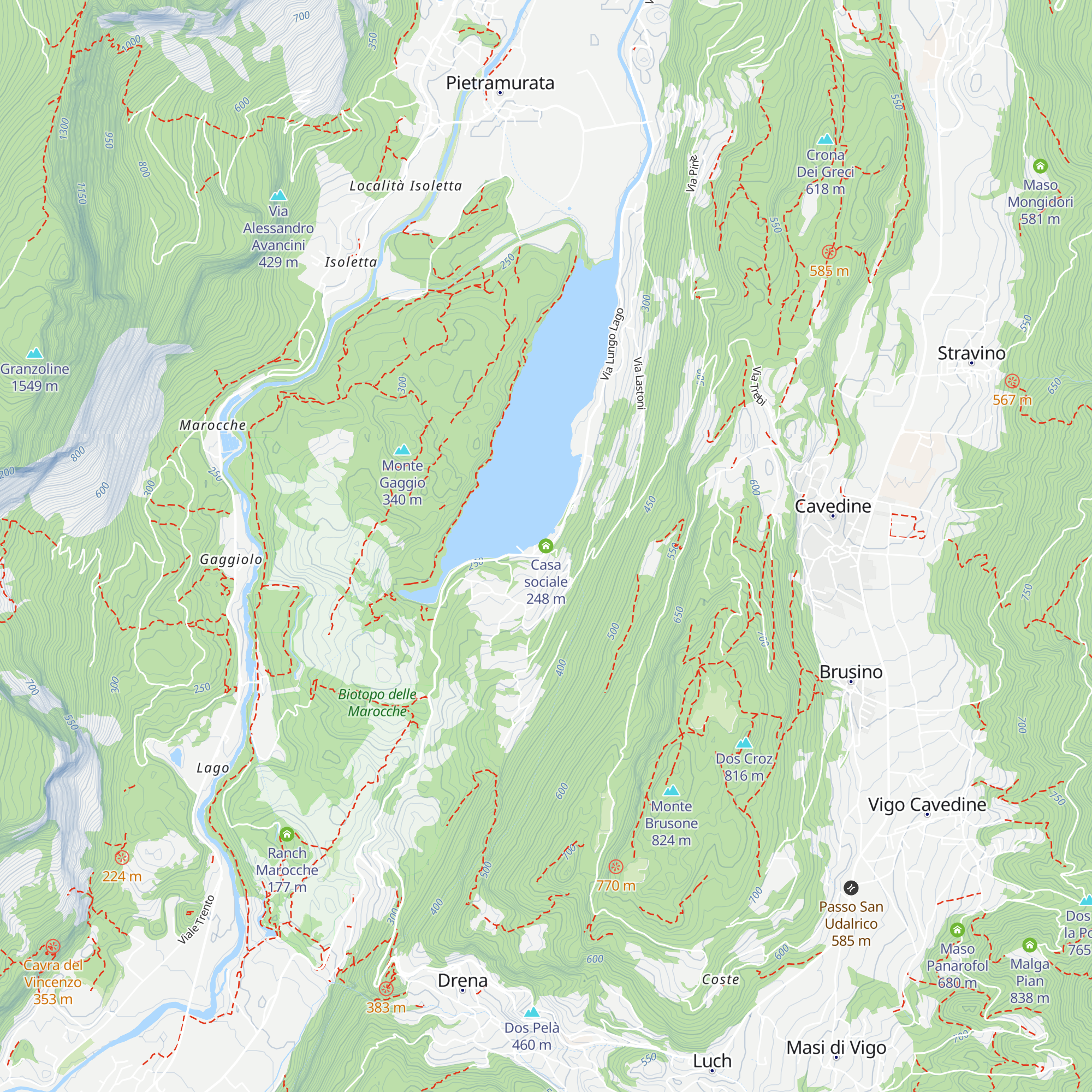 Casa sociale map