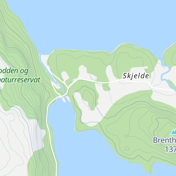 Map of Saghaugen