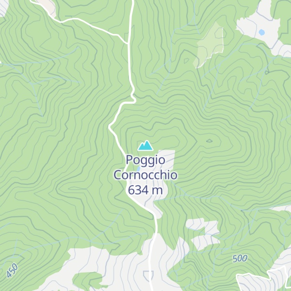 Map of Poggio Cornocchio