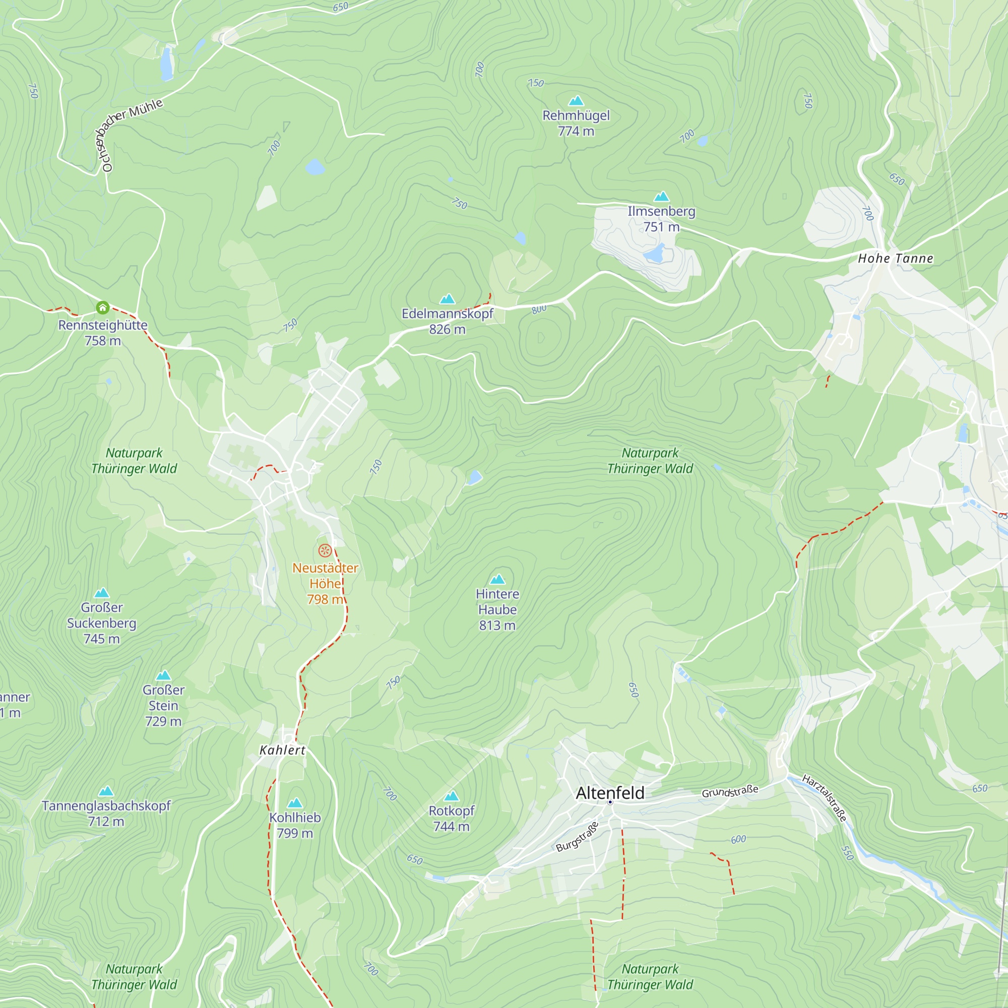 Rolands-Hütte map