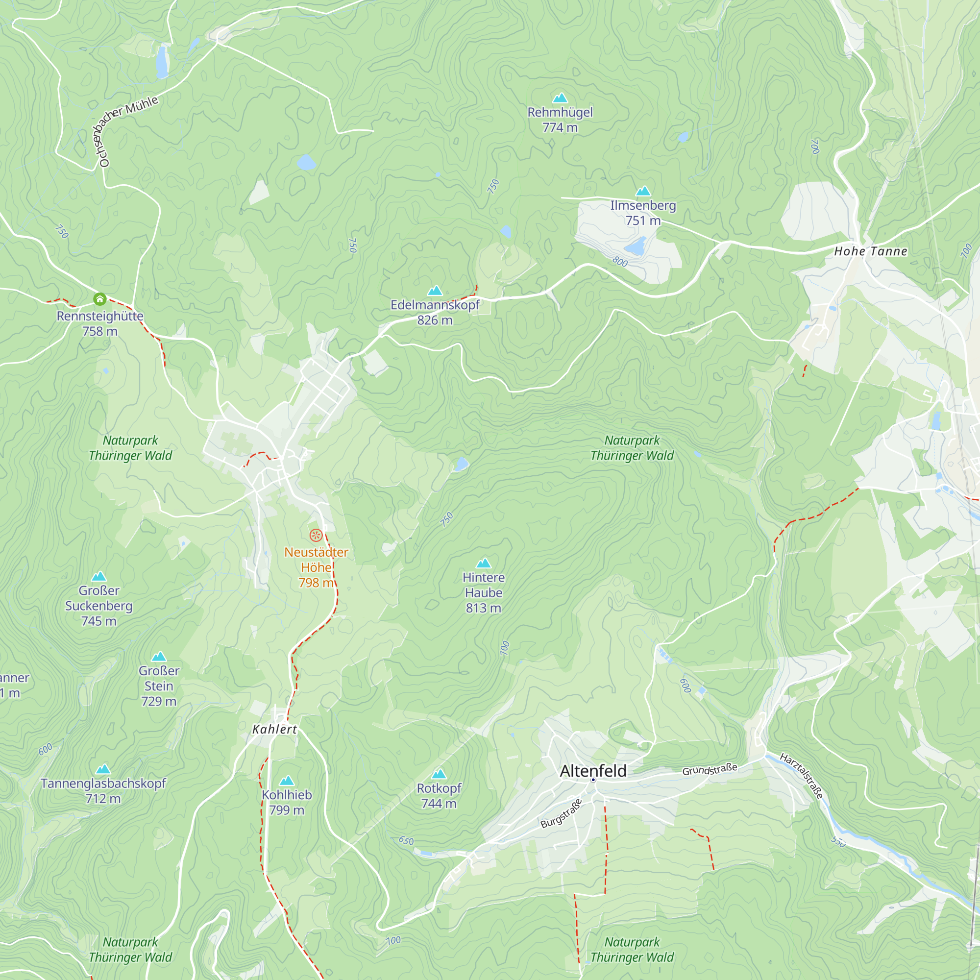 Rolands-Hütte map