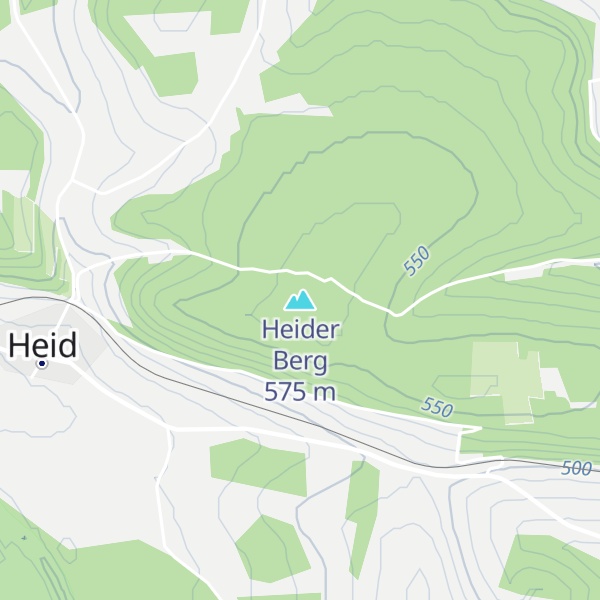 Map of Heider Berg