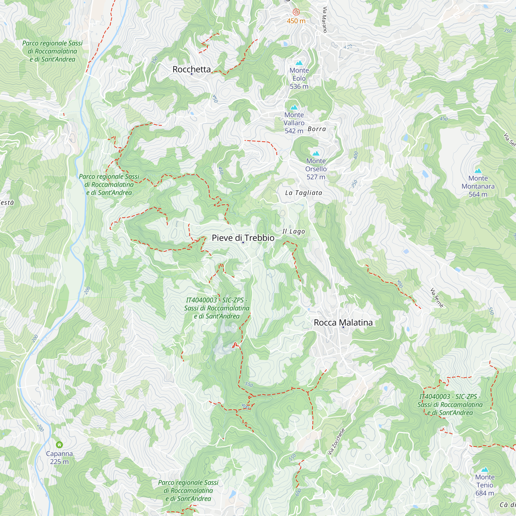 Centro Parco Il Fontanazzo map