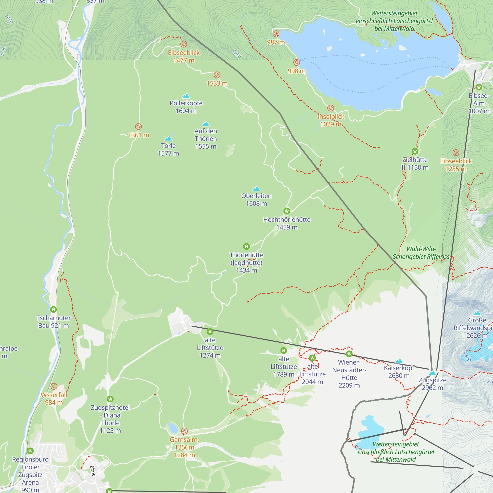 Thörlehütte (Jagdhütte) map