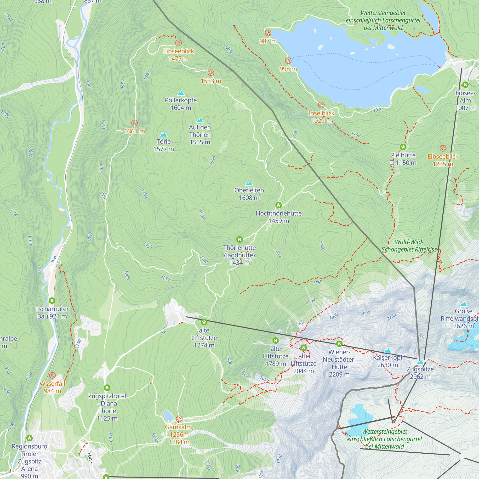 Thörlehütte (Jagdhütte) map