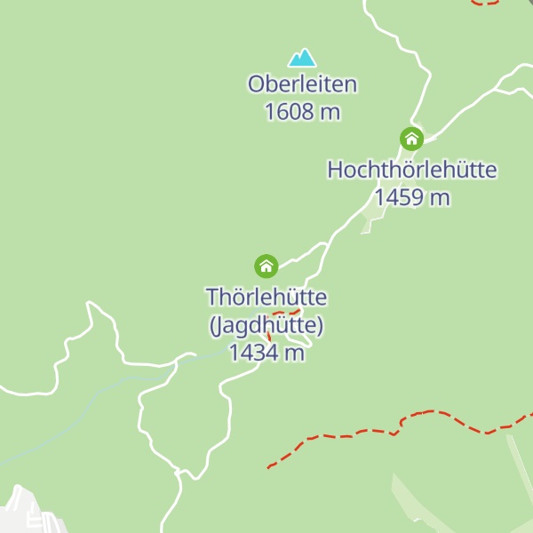 Map of Thörlehütte (Jagdhütte)