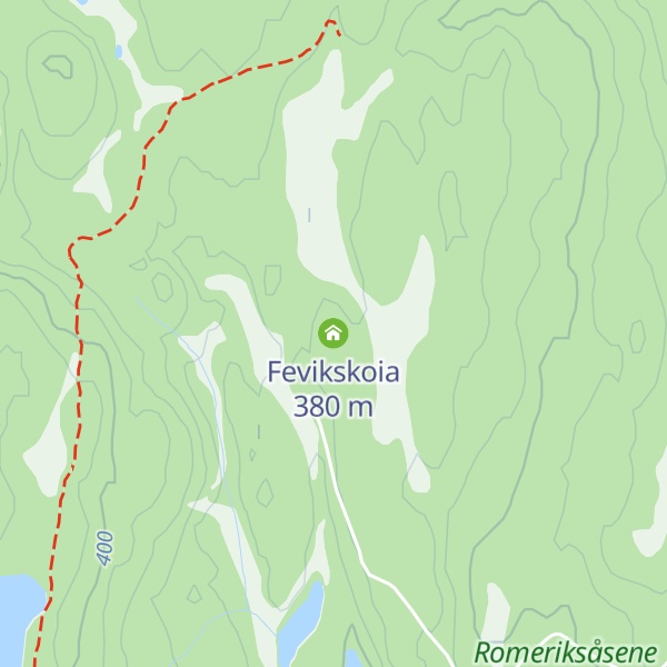 Map of Fevikskoia