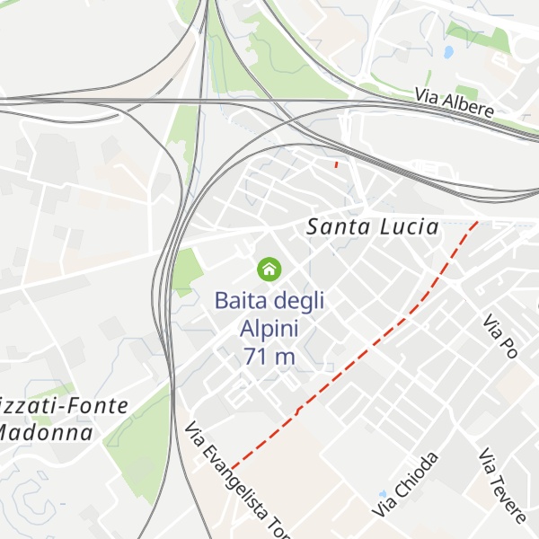 Map of Baita degli Alpini
