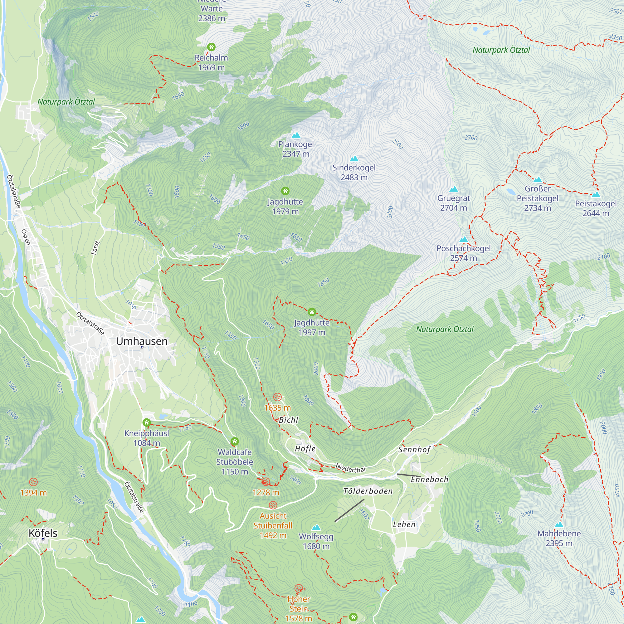 Jagdhütte map