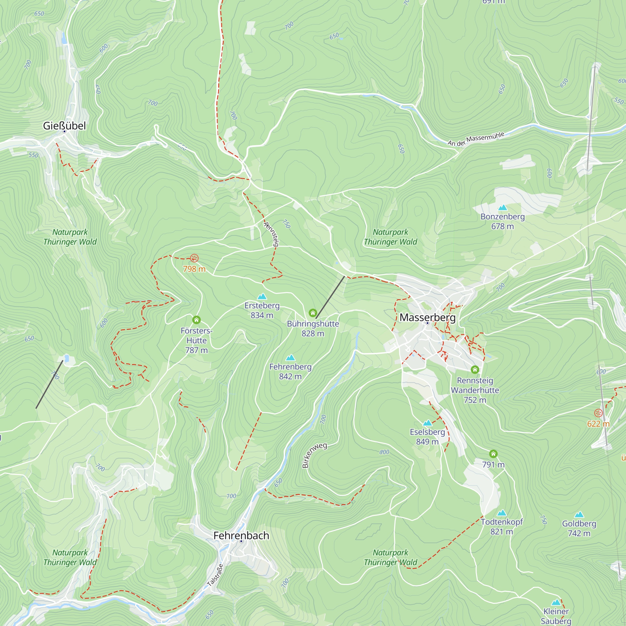 Bühringshütte map