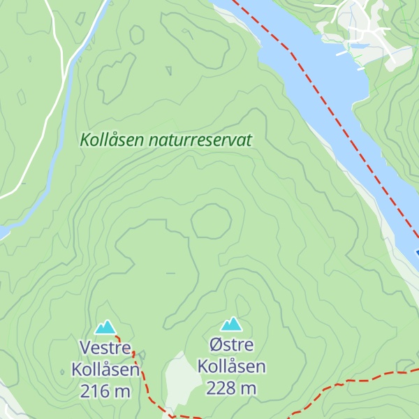 Map of Østli