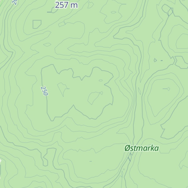 Map of Jevikåsen